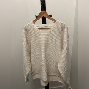 Good American ribbed sweater - white - size 3 (large)